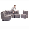 Mod 4 L Sofa - Luscious Grey