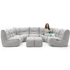 Mod 6 Lounge Max - Keystone Grey (with linen)