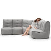 Mod 4 L Sofa - Keystone Grey (with linen)