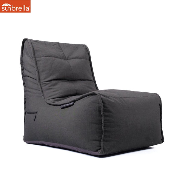 Evolution Sofa - Black Rock (Sunbrella)