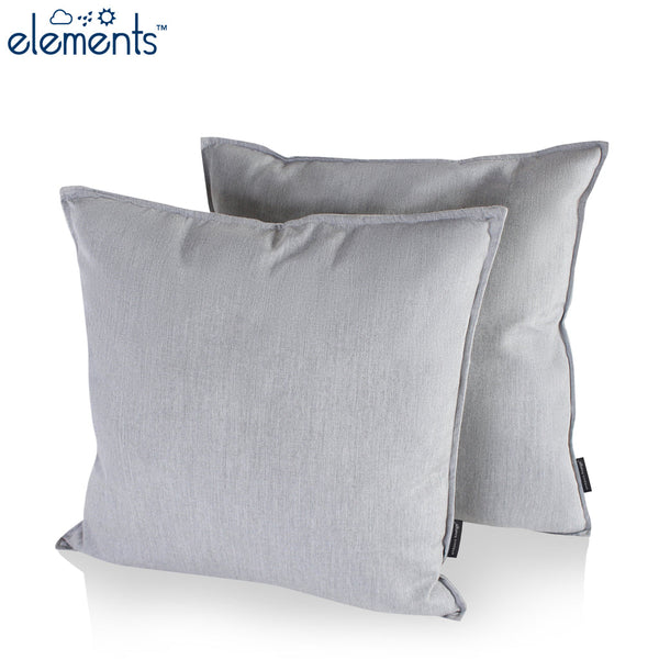 Premium Indoor/Outdoor Cushion (Thermo Silver) Set of 2