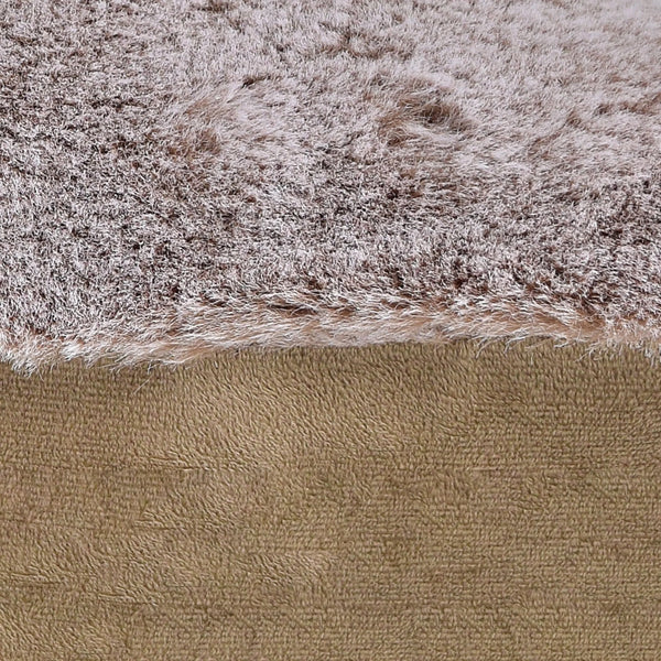 Kissen - Deluxe-Kunstfellkissen (Cappuccino)