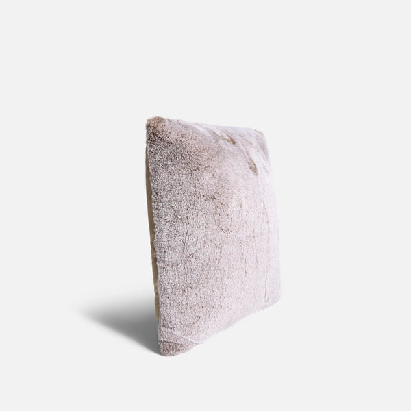 Kissen - Deluxe-Kunstfellkissen (Cappuccino)