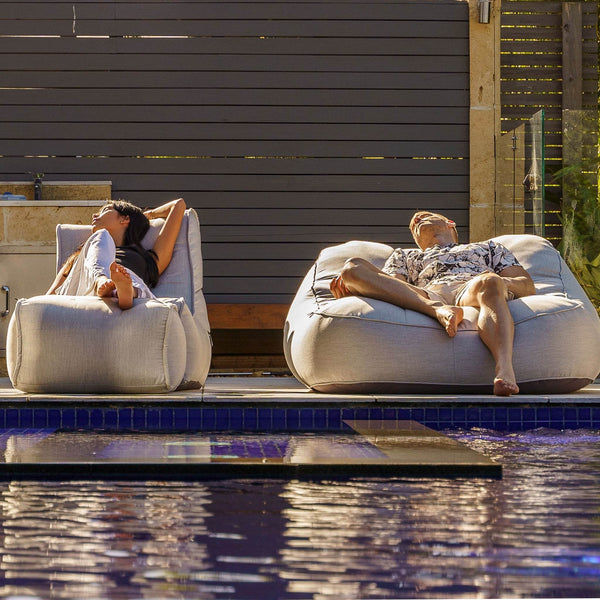 Evolution Sofa - Maldives Grey (Sunbrella)