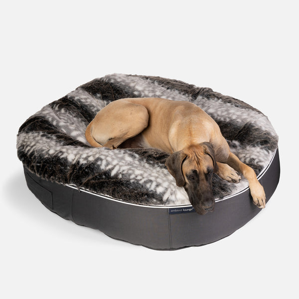 (XXL) Premium Indoor/Outdoor Dog Bed (Wild Animal)