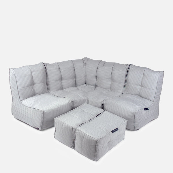 Mod 4 Corner Couch Deluxe - Outdoor/Interior