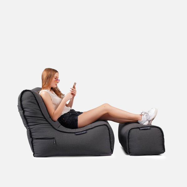 Ottoman - Black Rock (Sunbrella®)