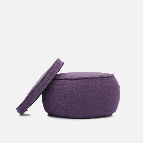 Wing Ottoman - Aubergine Dream