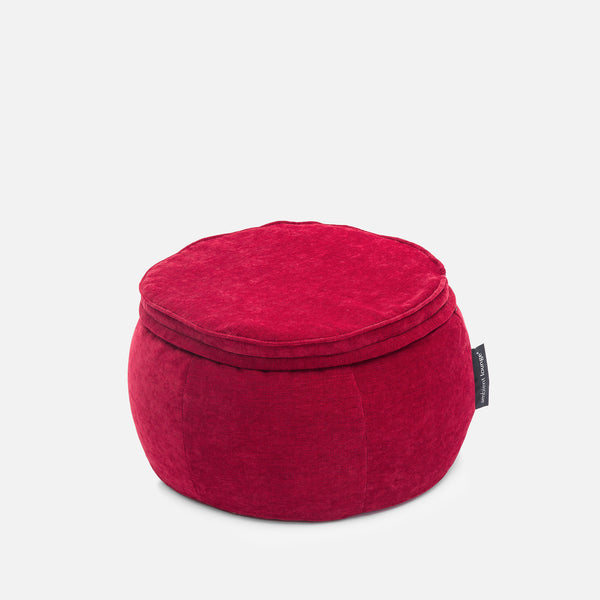 Wing Ottoman - Wildberry Deluxe