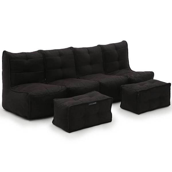 Mod 4 Quad Couch - Black Sapphire