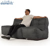 Mod 3 Movie Couch - Titanium Weave (Indoor/Outdoor)