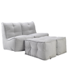 Twin Couch - Silverline (UV Grade AA+)